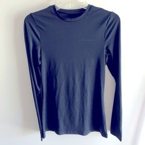 Peak Performance Long Sleeve Top Size S- Dark Blue, Soft, Layering piece